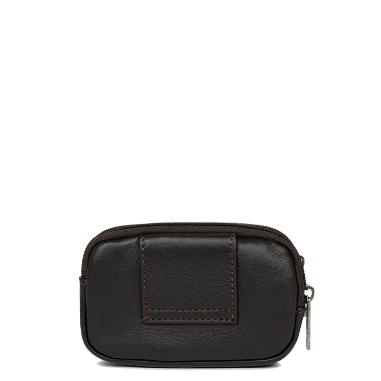 Porte-Monnaie Zippé – Cuir Soft Vintage de Vachette Marron – Lancaster Paris