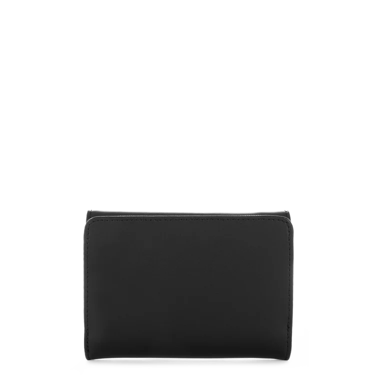 Porte-Monnaie Dos-à-Dos – Cuir Smooth Noir – Lancaster Paris