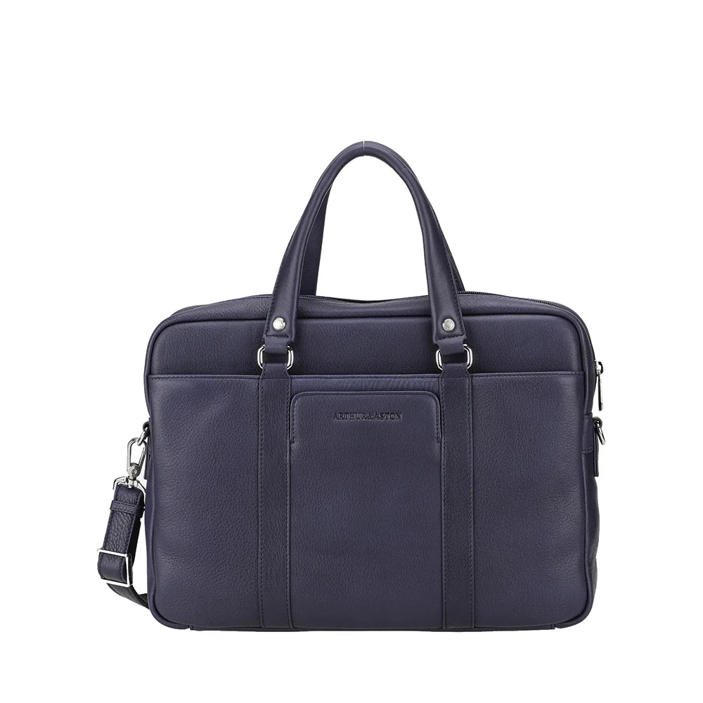 SAC AFFAIRE CUIR ARTHUR ET ASTON BLEU MARINE