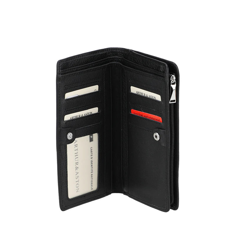 Compagnon Zippé Cuir Arthur & Aston Marine