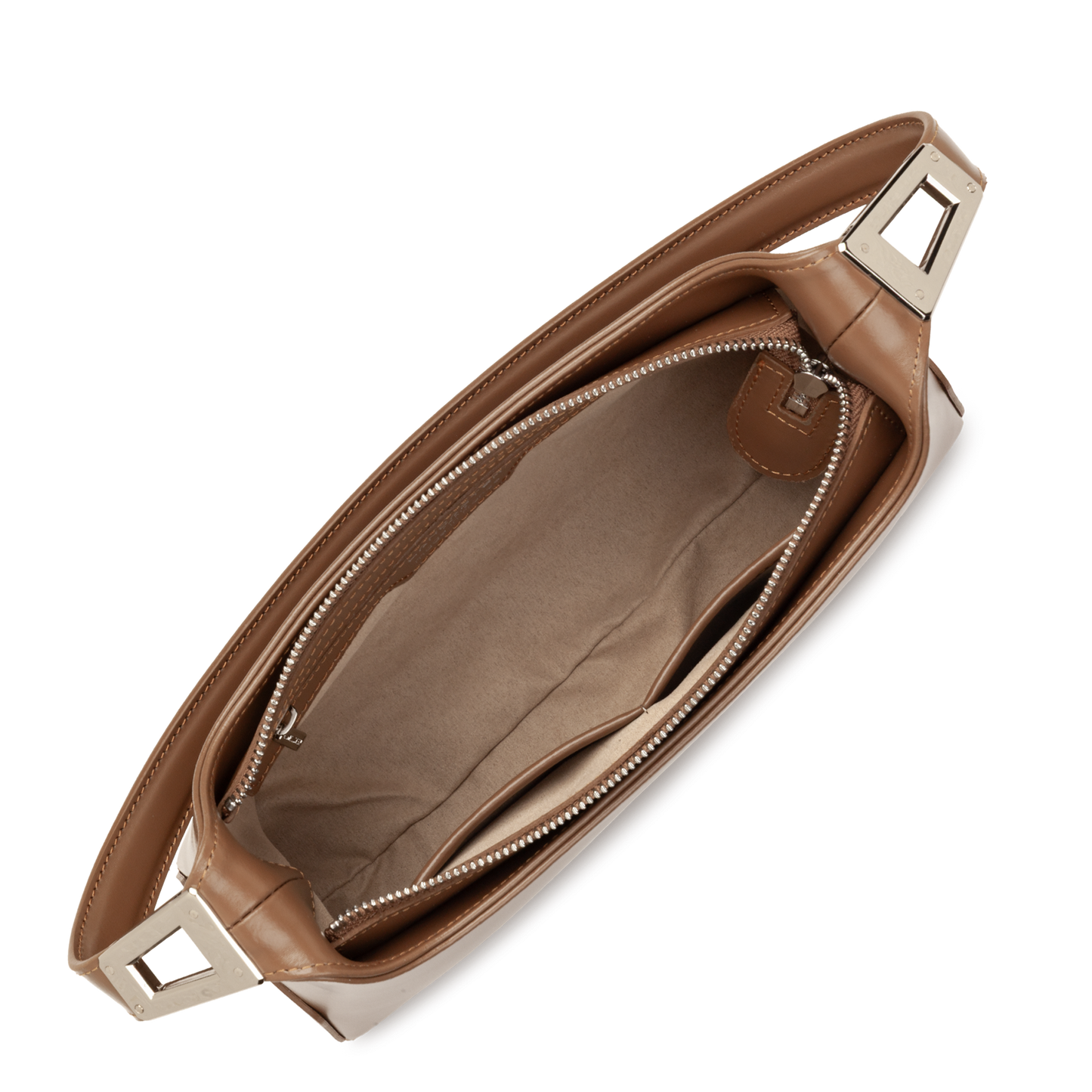 Sac Porte-Épaule Zippé Suave Ace Noisette M – Lancaster Paris