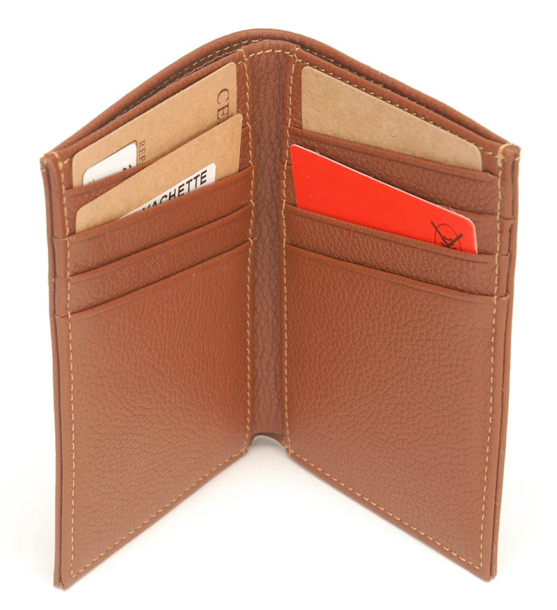 Porte-Cartes Cuir Foulonné Arthur & Aston Cognac