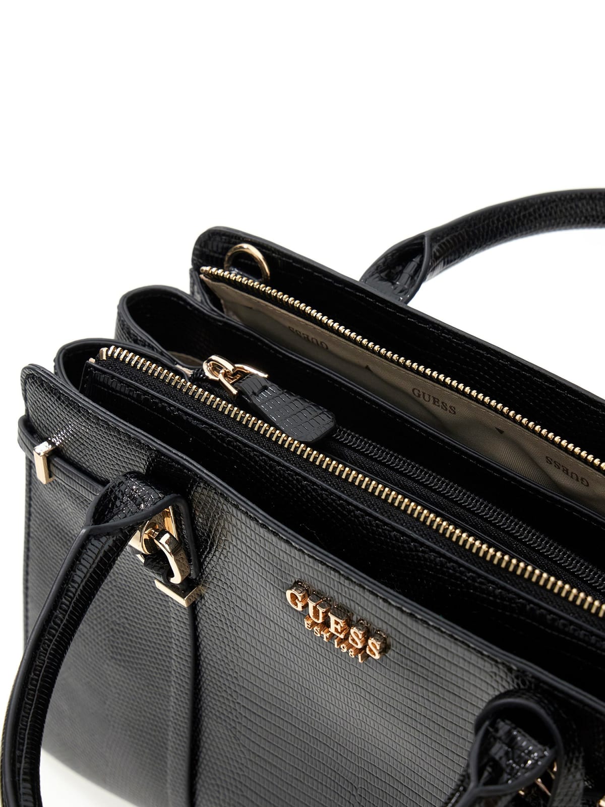 Sac Porte-Mains GUESS Leona Noir