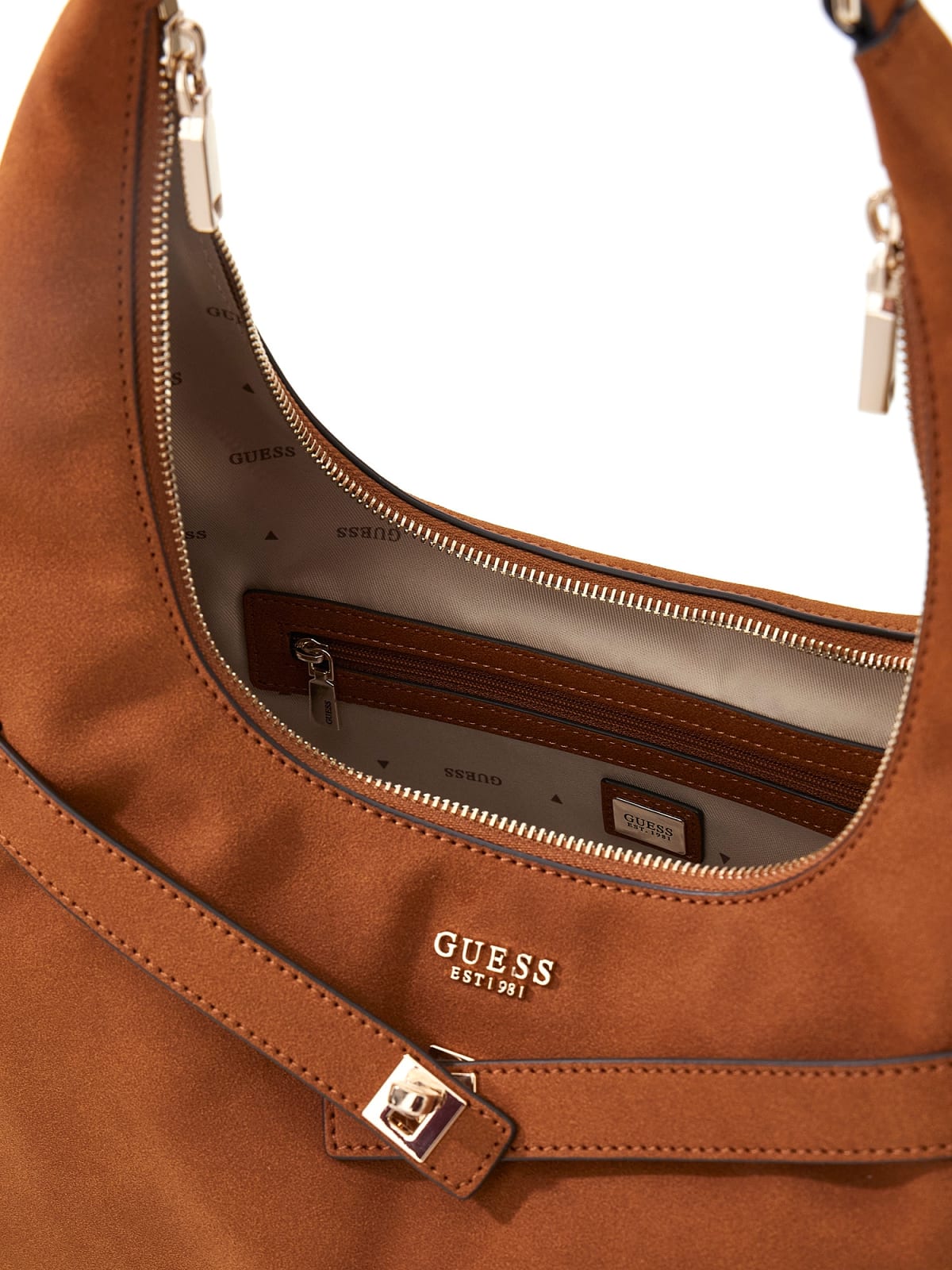 Sac Porte-Épaule GUESS Ella Cognac