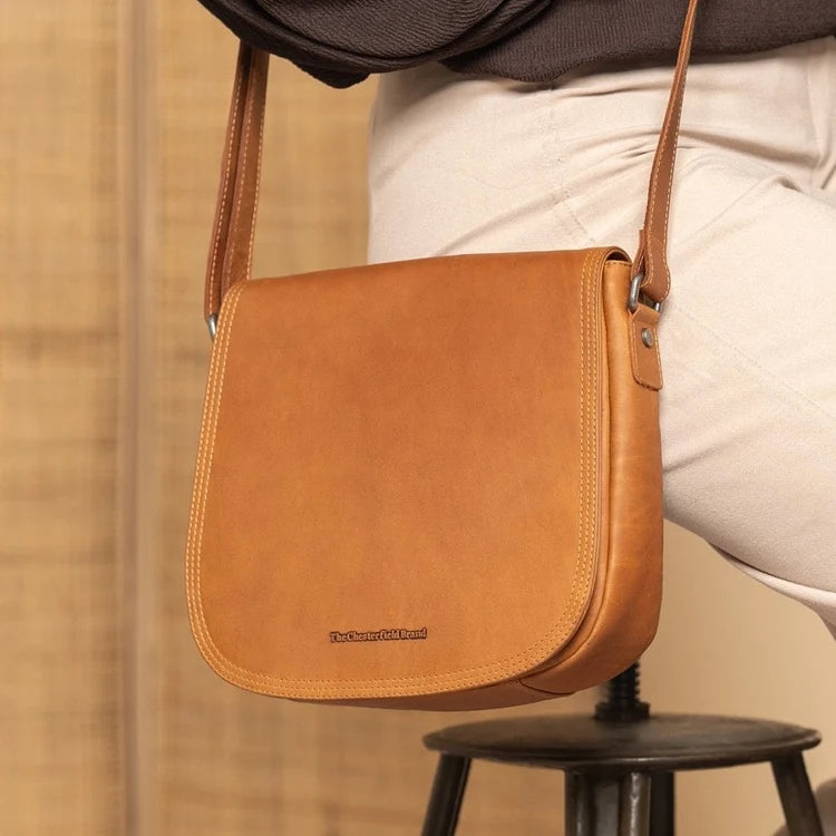 Sac bandoulière The chesterfield everglades cognac