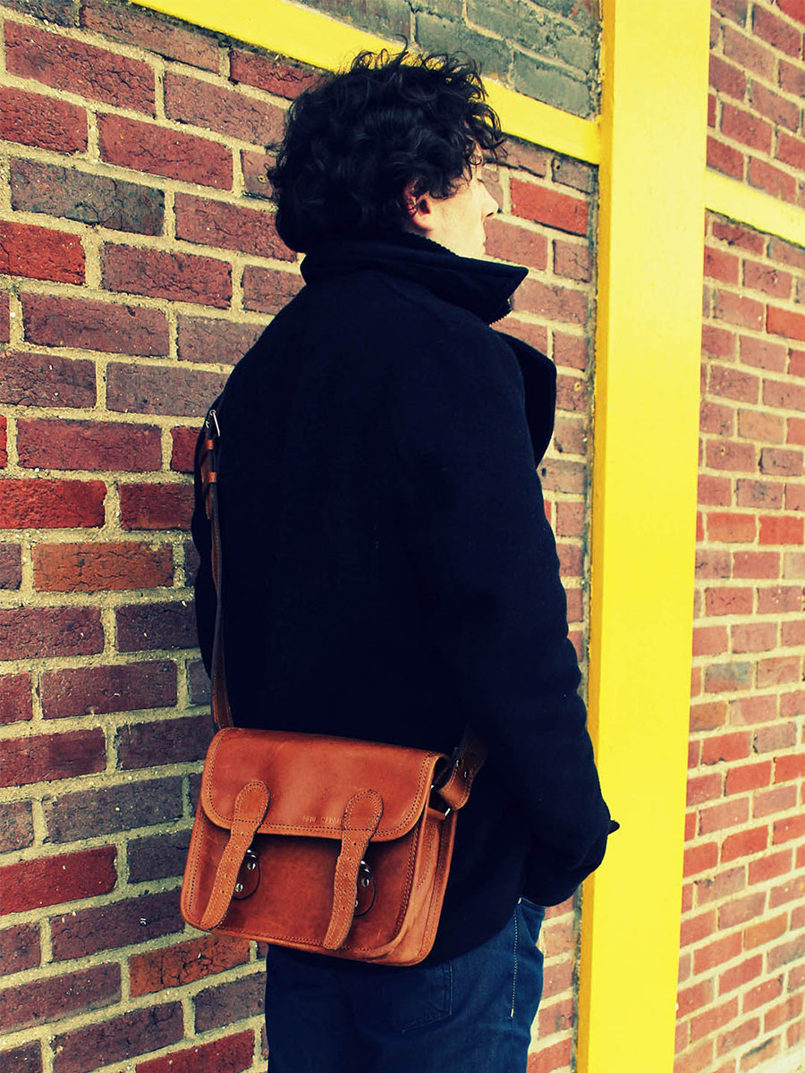 Sacoche Paul Marius La Sacoche S Cuir de Buffle Vintage Naturel