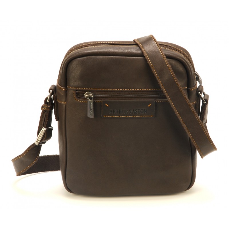 ARTHUR & ASTON JOHANY PETIT SAC TRAVERS CUIR