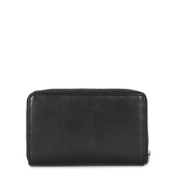 LANCASTER PORTEFEUILLE ZIPPE PARIS CUIR NOIR