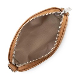 LANCASTER PORTE MONNAIE BOURSE PARIS CUIR CAMEL