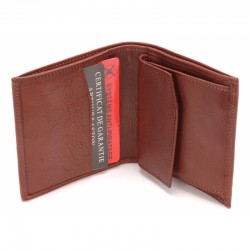 PORTE-MONNAIE ET CARTES PABLO CUIR PLONGÉ