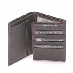 PORTEFEUILLE PABLO CUIR PLONGÉ