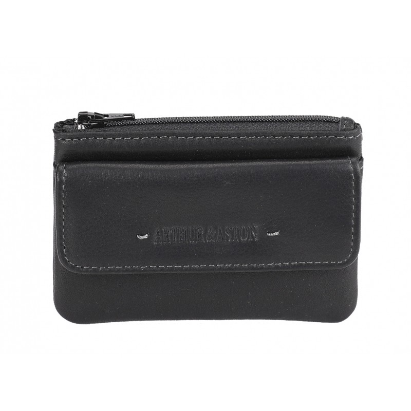 PORTE MONNAIE ZIPPÉE CUIR JOHANY