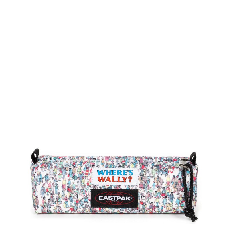 EASTPAK BENCHMARK SINGLE WALLY PATTERN WHITE