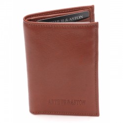 ARTHUR & ASTON PABLO PORTE-CARTES  CUIR PLONGÉ