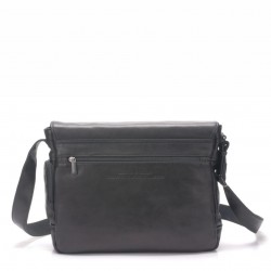 BESACE MESSENGER PABLO CUIR PLONGÉ