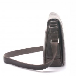 BESACE MESSENGER PABLO CUIR PLONGÉ