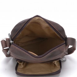 ARTHUR & ASTON CRISTIANO CUIR DESTROY SACOCHE TRAVERS