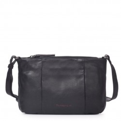 THE BAGGING CO  SAC À BANDOULIÈRE THB SLICE MOYEN EN CUIR LAVÉ