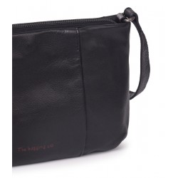 THE BAGGING CO  SAC À BANDOULIÈRE THB SLICE MOYEN EN CUIR LAVÉ