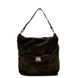 CUIROTS GROSSETO GRAND SAC BANDOUILLÈRE AVEC FOURRURE