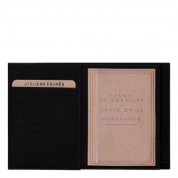 LES ATELIERS FOURES PROMÉTHÉE DOUBLE RABAT GRAND PORTEFEUILLE