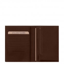 LES ATELIERS FOURES PROMÉTHÉE DOUBLE RABAT GRAND PORTEFEUILLE