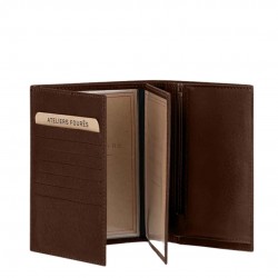 LES ATELIERS FOURES PROMÉTHÉE DOUBLE RABAT GRAND PORTEFEUILLE