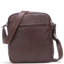 ARTHUR & ASTON CRISTIANO GRAND MODÈLE SACOCHE TRAVERS  CUIR DESTROY