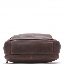 ARTHUR & ASTON CRISTIANO GRAND MODÈLE SACOCHE TRAVERS  CUIR DESTROY