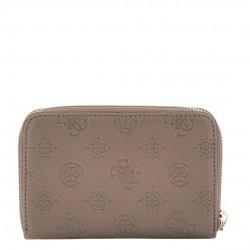 GUESS PORTFEUILLE GERTY LOGO 4G PIVOINE