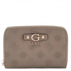 GUESS PORTFEUILLE GERTY LOGO 4G PIVOINE