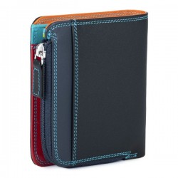 MY WALIT MINI PORTEFEUILLE À DEUX VOLETS ZIPPÉ BLACK PACE