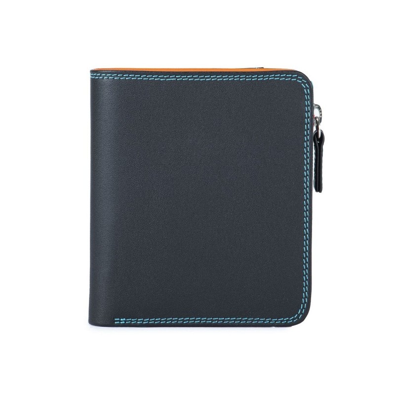 MY WALIT MINI PORTEFEUILLE À DEUX VOLETS ZIPPÉ BLACK PACE