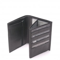 ARTHUR & ASTON PABLO PORTEFEUILLE  CUIR PLONGÉ