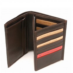 ARTHUR & ASTON PORTEFEUILLE EN CUIR PLONGÉ