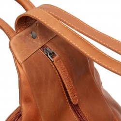 THE CHESTERFIELD BRAND HOWARD SAC À DOS EN CUIR COGNAC
