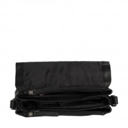 THE CHESTERFIELD BRAND LAVERTON SAC BANDOULIÈRE EN CUIR NOIR