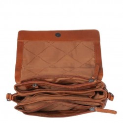 THE CHESTERFIELD BRAND LAVERTON SAC BANDOULIÈRE EN CUIR COGNAC