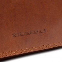 THE CHESTERFIELD BRAND LAVERTON SAC BANDOULIÈRE EN CUIR COGNAC