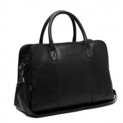 THE CHESTERFIELD BRAND LAYTON  SAC BANDOULIÈRE EN CUIR NOIR