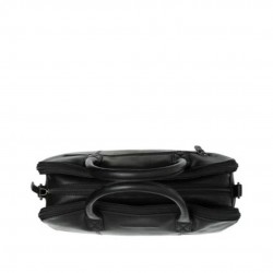 THE CHESTERFIELD BRAND LAYTON  SAC BANDOULIÈRE EN CUIR NOIR