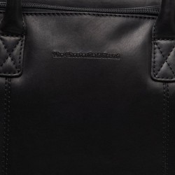 THE CHESTERFIELD BRAND LAYTON  SAC BANDOULIÈRE EN CUIR NOIR