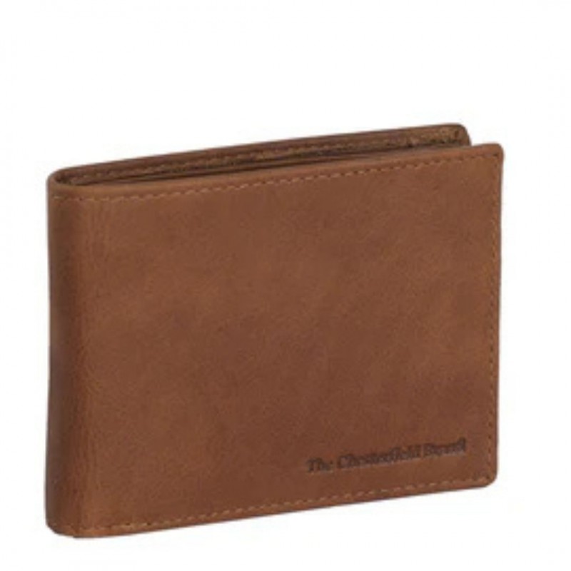 THE CHESTERFIELD BRAND WALID PORTEFEUILLE EN CUIR COGNAC