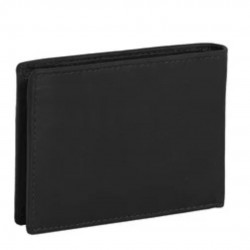 THE CHESTERFIELD BRAND WALID PORTEFEUILLE EN CUIR NOIR