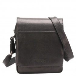 ARTHUR & ASTON PABLO SAC TRAVERS À RABAT CUIR PLONGÉ