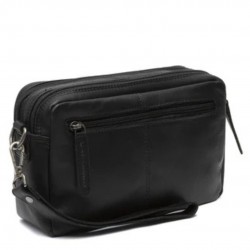 THE CHESTERFIELD BRAND SAMUI SAC BANDOULIÈRE EN CUIR NOIR