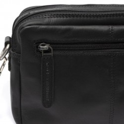 THE CHESTERFIELD BRAND SAMUI SAC BANDOULIÈRE EN CUIR NOIR