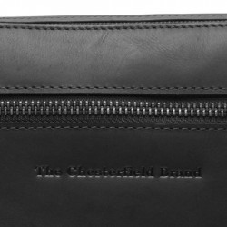 THE CHESTERFIELD BRAND NEBRASKA SAC BANDOULIÈRE EN CUIR NOIR