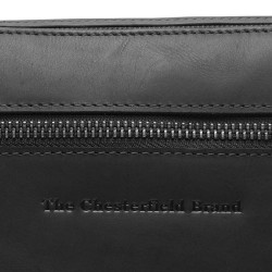 THE CHESTERFIELD BRAND NEBRASKA SAC BANDOULIÈRE EN CUIR NOIR