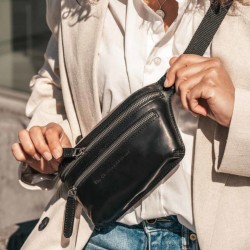 THE CHESTERFIELD BRAND TORONTO SAC BANANE EN CUIR